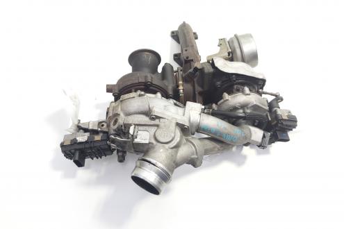 Turbosuflanta biturbo, cod 8513566, 8513568, Bmw X5 (F15, F85) 2.0 diesel, B47C20B (id:718739)