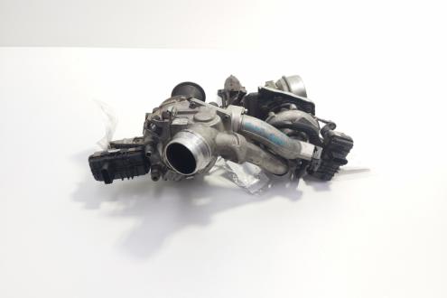 Turbosuflanta biturbo, cod 8513566, 8513568, Bmw X5 (F15, F85) 2.0 diesel, B47C20B (id:718739)