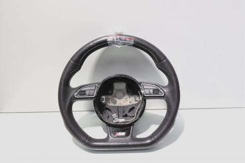 Volan piele perforata cu comenzi, cod 8K0419091CN, Audi Q5 (8RB) (idi:712758)