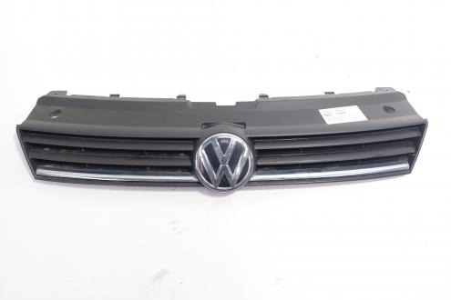 Grila bara fata centrala sus cu sigla, cod 6C0853653A, VW Polo (6R), facelift (id:719933)
