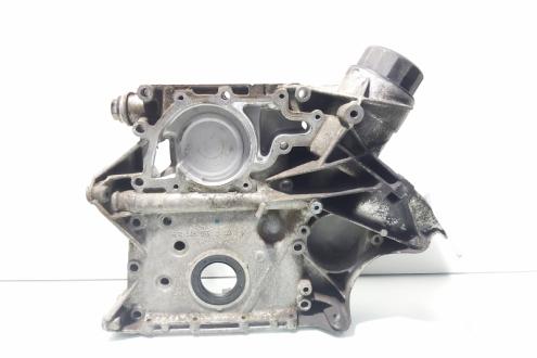 Carcasa distributie cu carcasa filtru ulei, cod 6460151102, Mercedes Clasa E (W211) 2.2 CDI, OM646821 (id:722633)