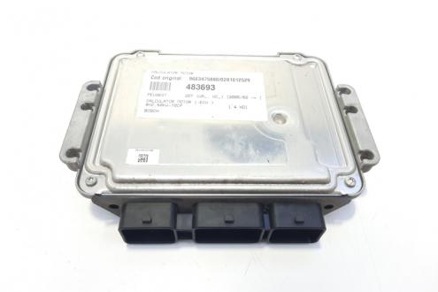 Calculator motor Bosch, cod 9663475880, 0281012529, Citroen C3 (I), 1.4 hdi, 8HZ (idi:483693)