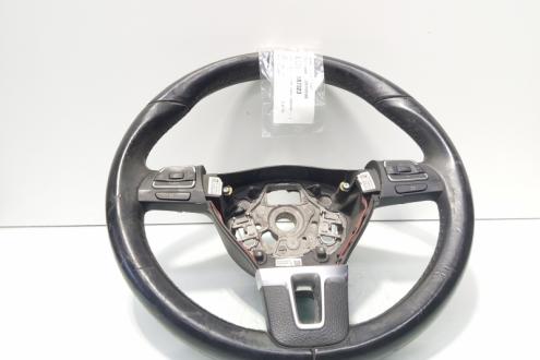 Volan piele cu comenzi, cod 3C8419091BE, Vw Passat (362) (id:687323)
