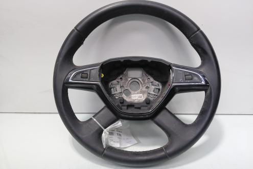 Volan piele cu comenzi, cod 5E0419091AC, Skoda Superb III (3V3) (idi:727063)