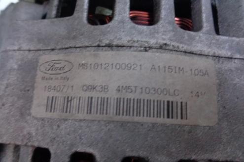 Alternator, cod 4M5T-10300-LC, Ford Mondeo 4 sedan, 1.8tdci, QYBA