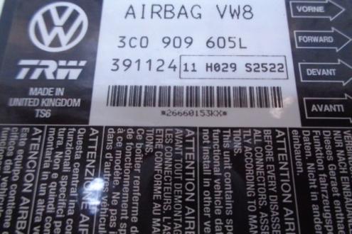 Calculator airbag, 3C0909605L, Seat Leon (1P1) 2.0tdi (id:204534)