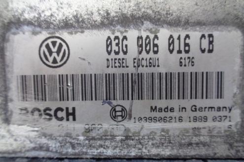 Calculator motor 03G906016CB, 0281011900, Vw Golf 5 coupe 1.9tdi (id:205182)