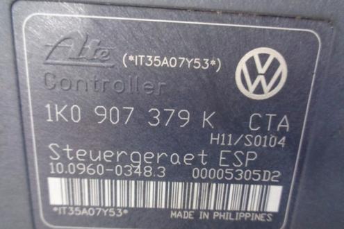 Unitate abs, 1K0907379K, 1K0614517H, Seat Toledo 3 (5P2) 1.9tdi, BKC