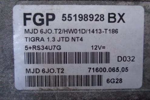 Calculator motor, GM55198928BX, Opel Tigra Twin Top, 1.3cdti (id:205341)