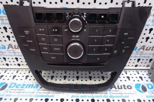 Radio cd cu butoane comenzi, GM13317120, GM13273252, Opel Insignia Sedan, 2.0cdti