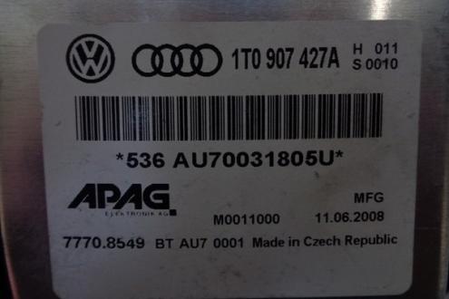 Modul unitate control alarma, 1T0907427A, Vw Touran (1T1, 1T2) 1.9tdi (id:208262)