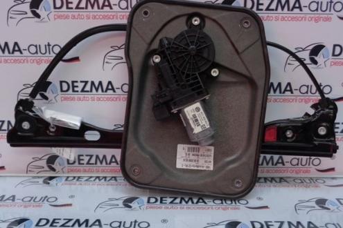 Macara cu motoras stanga fata 5J2837401B, 6Q1959802E, Skoda Fabia 2 (5J) 2006-2013 (id:212651)
