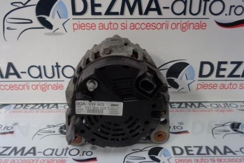 Alternator, cod 037903025T, Seat Altea (5P1) 1.4B, BXW