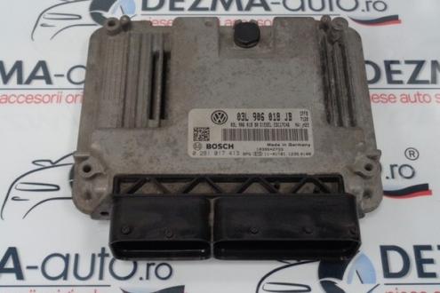 Calculator motor, 03L906018JB, 0281017413, Vw Golf 6 (5K1), 2.0tdi, CFFA