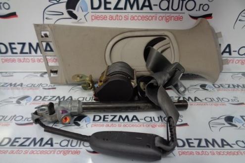 Centura dreapta fata cu capsa, 077350, Renault Megane 2, 2002-2008