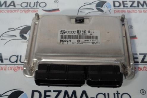 Calculator motor, 8E0907401J, 0281011387, Audi  Allroad (4BH, C5) 2.5tdi  (id:214069)