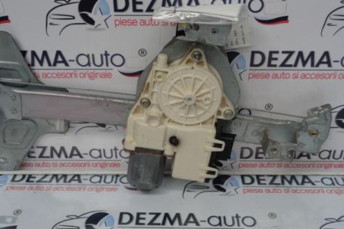 Macara cu motoras stanga spate, 9647444380, Citroen C4 sedan