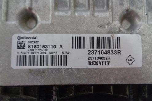 Calculator motor, 237104833R, S180153110A, Renault Megane 3 hatchback (BZ), 1.5dci