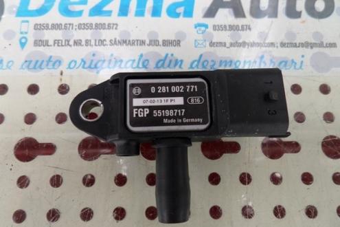 Senzor presiune gaze Opel Corsa D, 1.7cdti, 0281002771