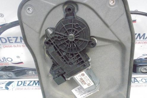 Macara cu motoras stanga fata, 5J2837401B, 6Q1959802E, Skoda Fabia 2 Combi (5J) (id:258500)