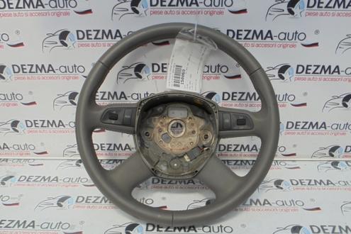 Volan piele cu comenzi, 8K0419091B, Audi A4 Avant (8K5, B8)
