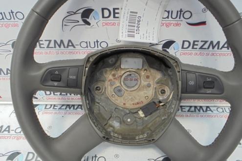 Volan piele cu comenzi, 8K0419091B, Audi A4 Avant (8K5, B8)