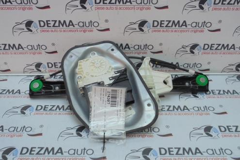 Macara cu motoras stanga spate, 1K5839461, 1K5839401G,  Vw Jetta 3 (1K2) (id:274307)