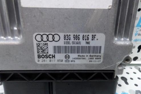 Calculator motor (ECU) cod 03G906016BF, 028011850, Audi A6 Avant (4F5, C6) 2.0tdi, BRE