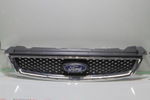 Grila centrala bara fata cu sigla 4M51-8138-BC, Ford Focus 2 cabriolet