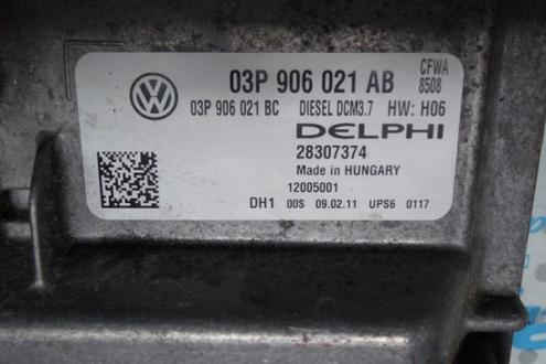 Calculator motor Delphi 03P906021AB, 28307374, Seat Ibiza 5 Sportcoupe 1.2tdi (id.156458)