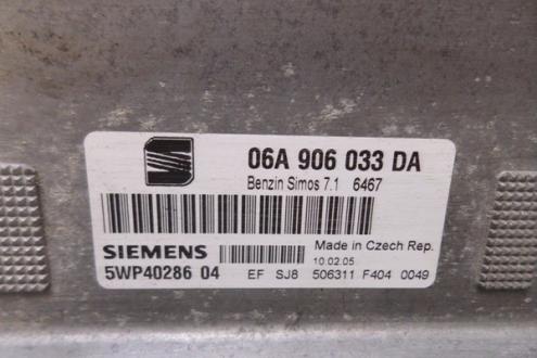 Calculator motor 06A906033DA, 5WP4028604, Vw Passat, 1.6Benz, BGU, BSE, BSF