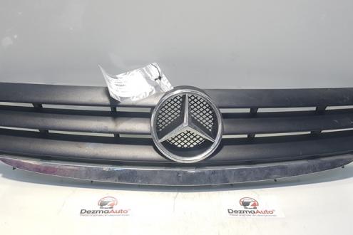 Grila bara fata centrala cu sigla, Mercedes Clasa A (W169) A1698300083 (id:355845)
