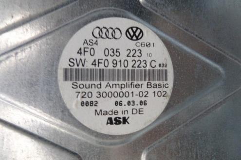 Amplificator audio, 4F0035223,  Audi A6, 4F, 2004-2011 (id.162359)