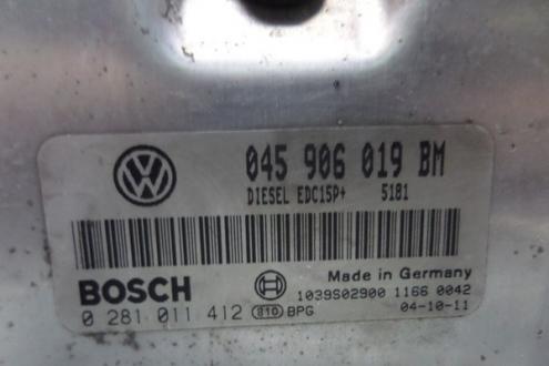 Calculator motor 045906019BM, 0281011412, Skoda Fabia 1 (6Y) 1999- 2007 AMF (id.162494)