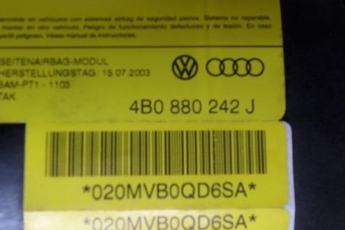 Airbag scaun dreapta fata 4B0880242J, Audi A6 (4B, C5) (id.164389)