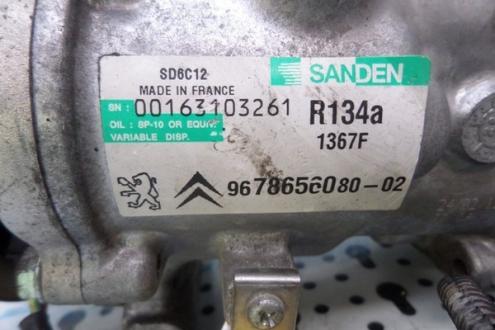 Compresor clima (Sanden) 9678656080, Peugeot 1.4HDI