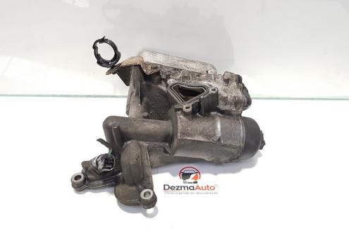 Carcasa filtru ulei cu racitor ulei, Renault Scenic 2, 2.0 dci, M9RA700, 8200781898