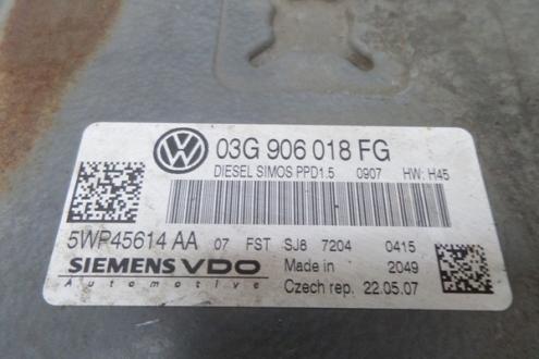 Calculator motor, 03G906018FG, Vw Passat 3C, 2.0tdi, (id.167852)