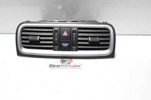 Grila centrala aer cu buton avarii, Skoda Fabia 2 (facelift) [Fabr 2010-2014] 5J0820951