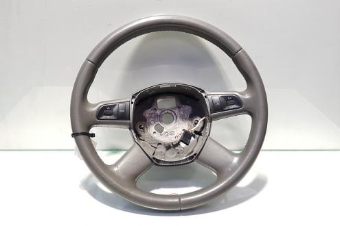 Volan piele cu comenzi, Audi A4 Avant (8K5, B8) [Fabr 2008-2015] 8K0419091B