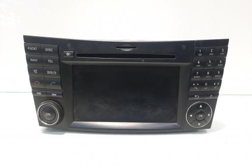 Radio CD cu navigatie si loc de card, cod A2118705194, Mercedes Clasa E (W211)
