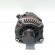 Alternator, cod 9654752880, Citroen C5 (II) BreaK, 2.0 hdi, RHR (pr:110747)