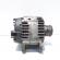 Alternator 140A Valeo, cod 06F903023C, VW Golf 5 Variant (1K5), 2.0 TDI, BMM (idi:507747)