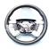 Volan piele cu comenzi, cod 3M51-13600-CJW, Ford Kuga I (id:550233)