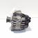 Alternator 120A Valeo, cod V757651380, Peugeot 207 (WA), 1.6 benz, 5FW (pr:110747)