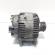 Alternator 180A Valeo, cod 021903026L, Vw Golf 5 Plus (5M1), 2.0 TDI, AZV (pr:110747)