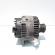 Alternator 180A, Valeo, cod 021903026L, Skoda Superb II (3T4), 2.0 TDI, BMP (pr:110747)