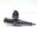 Injector, Skoda Fabia 1 (6Y2), 1.9 TDI, ASZ, cod 038130073AL, BTD, 0414720039 (id:452836)