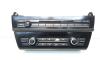 Display climatronic cu butoane comenzi radio, cod 9236483-01, Bmw 5 Touring (F11) (idi:554167)