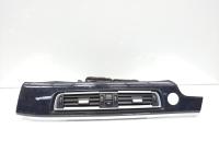 Grila aer bord centrala cu buton avarii, cod 9115860, Bmw 7 (F01, F02) (id:466187)